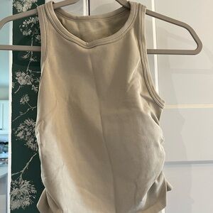 OQQ Sleeveless Tank Top - Cream